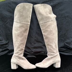 Cole Haan Suede Over-the-Knee Boots - Gray